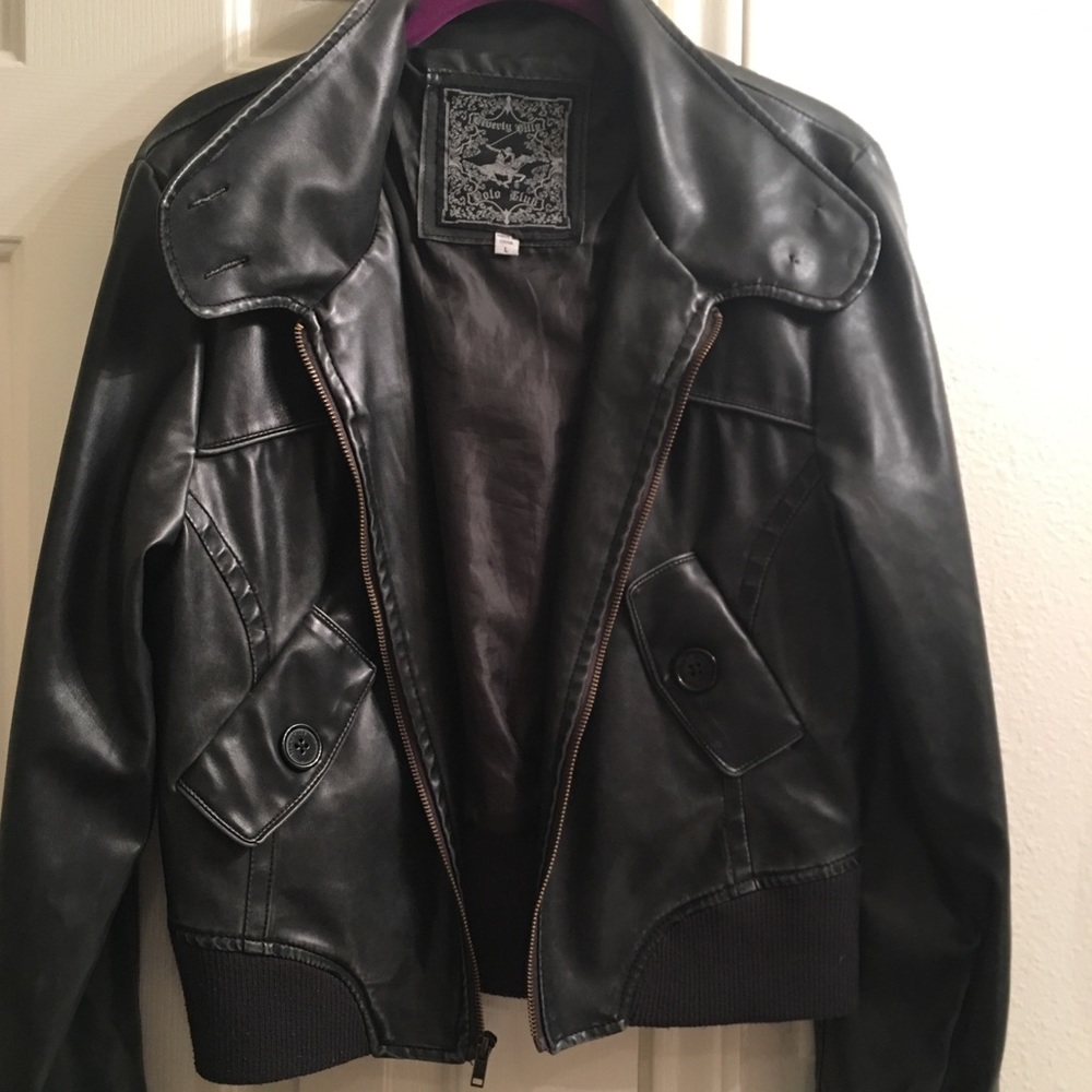 Faux - Leather Moto Jacket